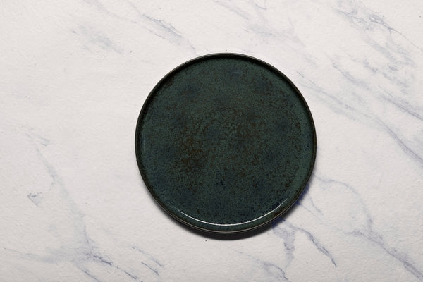 Ariane Selas 9 5/6" Equinox Porcelain Short Rim Stackable Plate - 4/Case (ASEARND66B11025) - iFoodservice Online