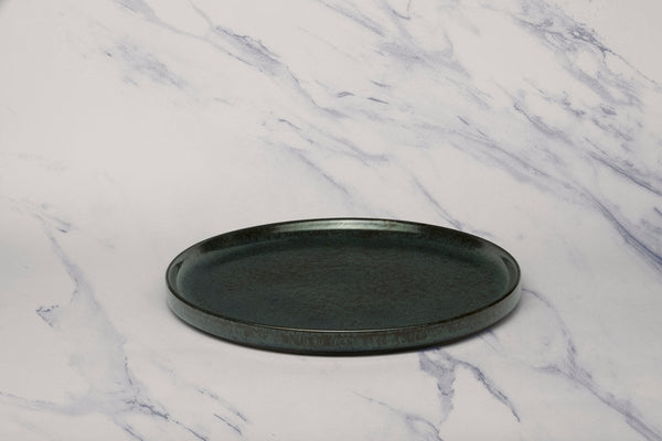 Ariane Selas 9 5/6" Equinox Porcelain Short Rim Stackable Plate - 4/Case (ASEARND66B11025) - iFoodservice Online