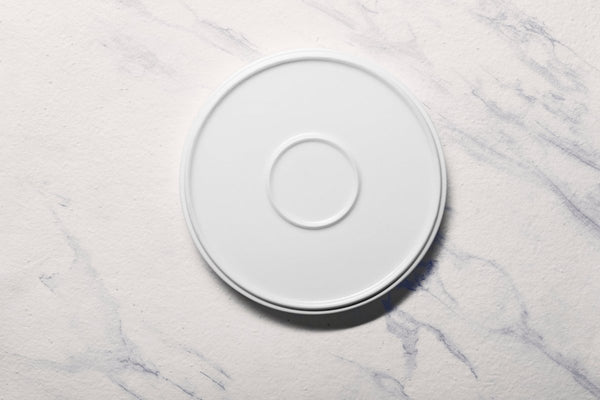 Ariane Selas 9 5/6" Jaguar Porcelain Stackable Plate - 4/Case (ASEARND51A11025) - iFoodservice Online