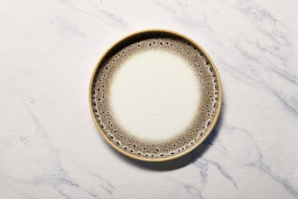 Ariane Selas 9 5/6" Jaguar Porcelain Stackable Plate - 4/Case (ASEARND51A11025) - iFoodservice Online