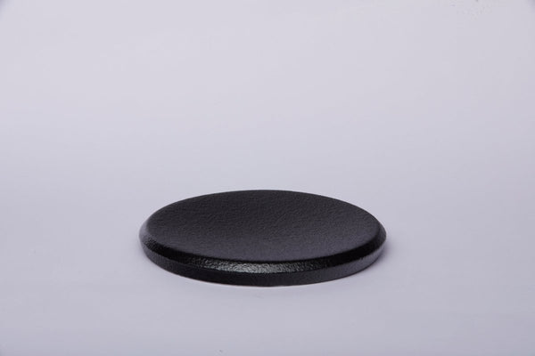 Ariane Slide 10 5/8" Slide - Black Dazzle Porcelain Plate - 6/Case (ADEARN259011027) - iFoodservice Online