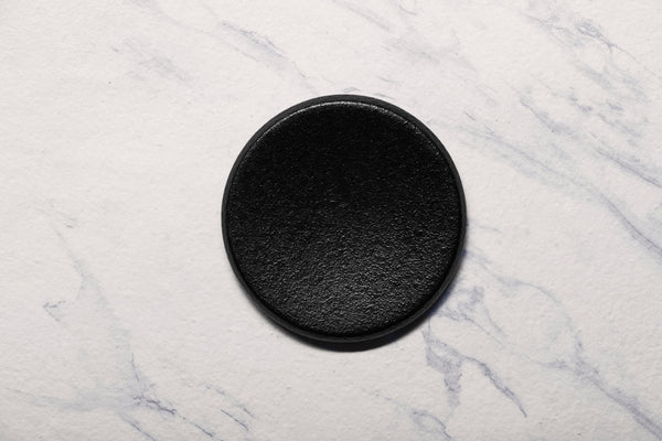 Ariane Slide 10 5/8" Slide - Black Dazzle Porcelain Plate - 6/Case (ADEARN259011027) - iFoodservice Online