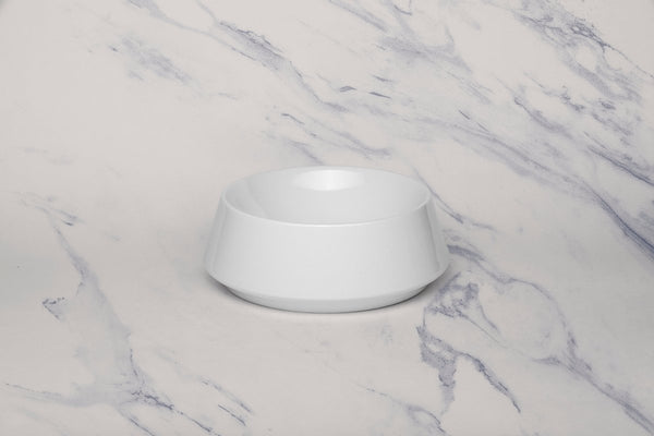 Ariane Slide 7" Slide - Warm White Porcelain Bowl - 2/Case (ADEARN000022018) - iFoodservice Online