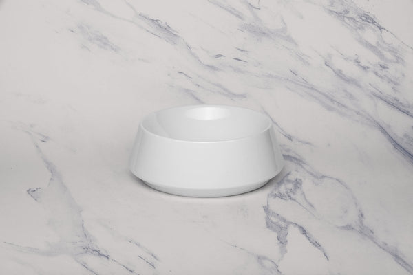 Ariane Slide 9 4/9" Slide - Warm White Porcelain Bowl - 2/Case (ADEARN000022024) - iFoodservice Online