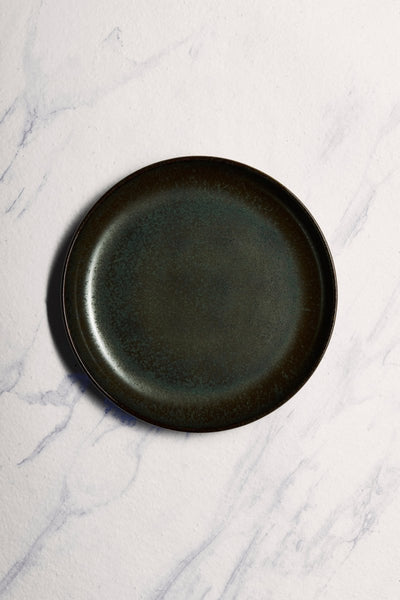 Ariane Titanium 10 5/8" Equinox Porcelain Flat Plate - 6/Case (ATIARND66011027) - iFoodservice Online