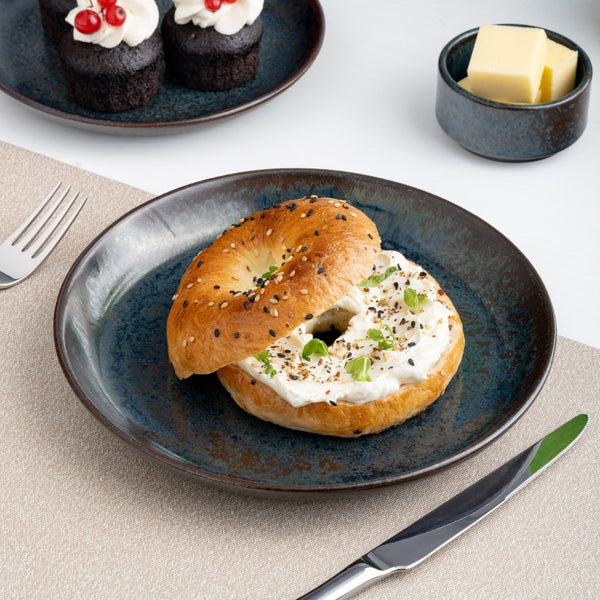 Ariane Titanium 10 5/8" Equinox Porcelain Flat Plate - 6/Case (ATIARND66011027) - iFoodservice Online