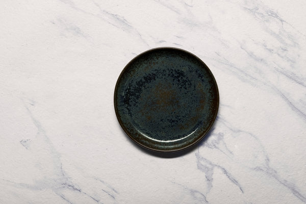 Ariane Titanium 6 2/3" Equinox Porcelain Flat Plate - 12/Case (ATIARND66011017) - iFoodservice Online