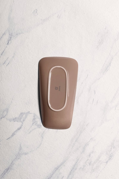 Ariane Vital 9 4/9" x 5 1/8" Splash Beige Porcelain Rectangle Plate - 12/Case (AVRARN257011024) - iFoodservice Online