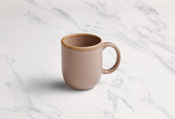 Ariane Vital Coupe 10 1/7 Oz Splash Beige Porcelain Mug - 6/Case (AVCARN257054030) - iFoodservice Online