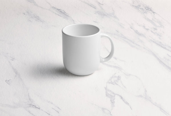 Ariane Vital Coupe 10 1/7 Oz Vital Coupe - Warm White Porcelain Coupe Mug - 6/Case (AVCARN000054030) - iFoodservice Online