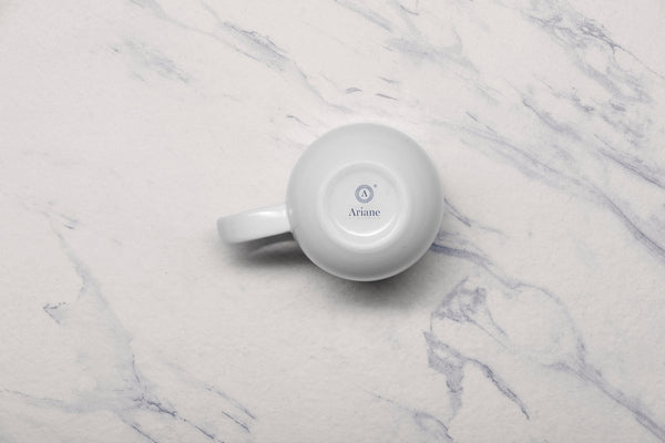 Ariane Vital Coupe 10 1/7 Oz White Porcelain Coupe Mug - 6/Case (AVCARND51054030) - iFoodservice Online