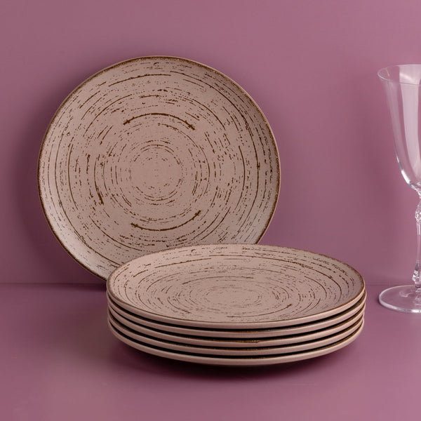 Ariane Vital Coupe 10 5/8" Tornado - Dessert Sage Porcelain Coupe Round Rimless Plate - 6/Case (AVCARN429011027) - iFoodservice Online