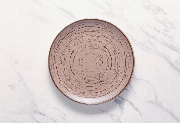 Ariane Vital Coupe 10 5/8" Tornado - Dessert Sage Porcelain Coupe Round Rimless Plate - 6/Case (AVCARN429011027) - iFoodservice Online