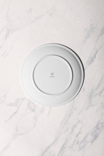 Ariane Vital Coupe 10 5/8" Twister Red Porcelain Coupe Round Rimless Plate - 6/Case (AVCARN204011027) - iFoodservice Online