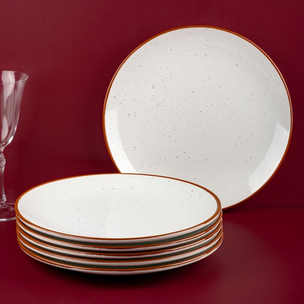 Ariane Vital Coupe 12 1/5" Terra Arena Porcelain Coupe Round Rimless Plate - 6/Case (AVCARN205011031) - iFoodservice Online