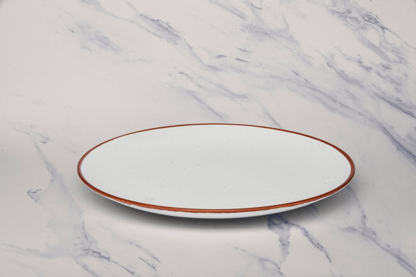 Ariane Vital Coupe 12 1/5" Terra Arena Porcelain Coupe Round Rimless Plate - 6/Case (AVCARN205011031) - iFoodservice Online