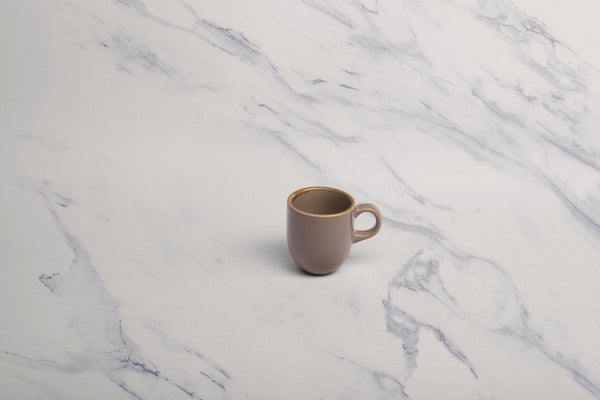 Ariane Vital Coupe 3 Oz Splash Beige Porcelain Coupe Espresso Cup - 12/Case (AVCARN257044009) - iFoodservice Online