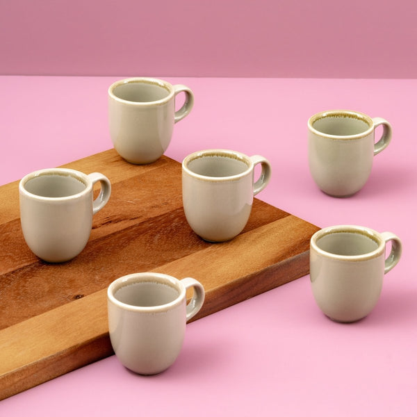 Ariane Vital Coupe 3 Oz Splash Beige Porcelain Coupe Espresso Cup - 12/Case (AVCARN257044009) - iFoodservice Online