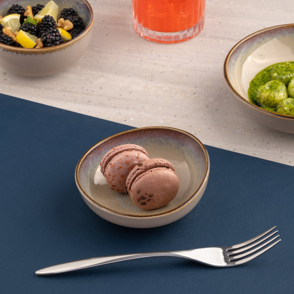 Ariane Vital Coupe 4 5/7" Splash Beige Porcelain Bowl - 12/Case (AVCARN257022012) - iFoodservice Online