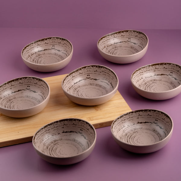 Ariane Vital Coupe 5 1/2" Tornado - Dessert Gray Porcelain Bowl - 8/Case (AVCARN429022014) - iFoodservice Online