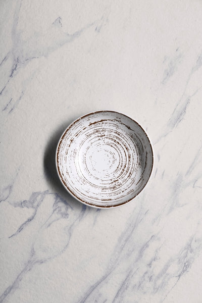 Ariane Vital Coupe 5 1/2" Tornado - White Matt Porcelain Coupe Bowl - 8/Case (AVCARN427022014) - iFoodservice Online