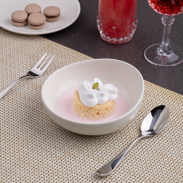 Ariane Vital Coupe 5 1/2" Vital Coupe - Warm White Porcelain Coupe Bowl - 8/Case (AVCARN000022014) - iFoodservice Online