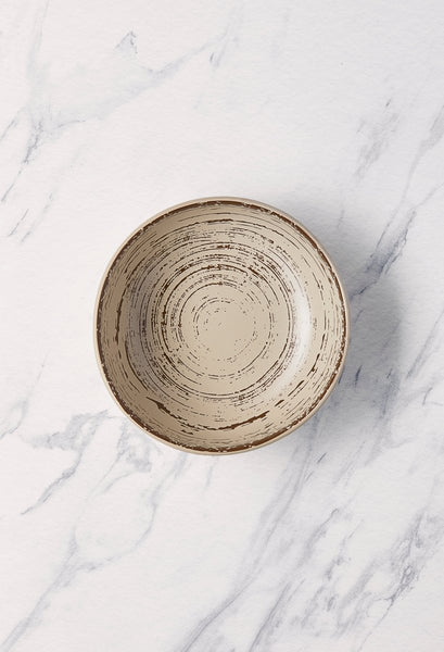 Ariane Vital Coupe 6 2/7" Tornado - Grey Porcelain Bowl - 8/Case (AVCARN428022016) - iFoodservice Online