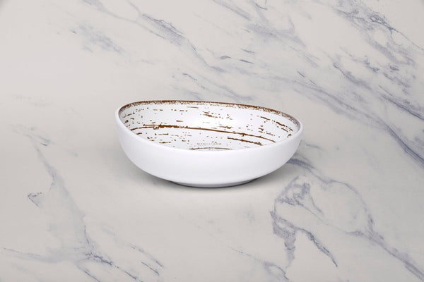 Ariane Vital Coupe 6 2/7" Tornado - White Matt Porcelain Bowl - 8/Case (AVCARN427022016) - iFoodservice Online