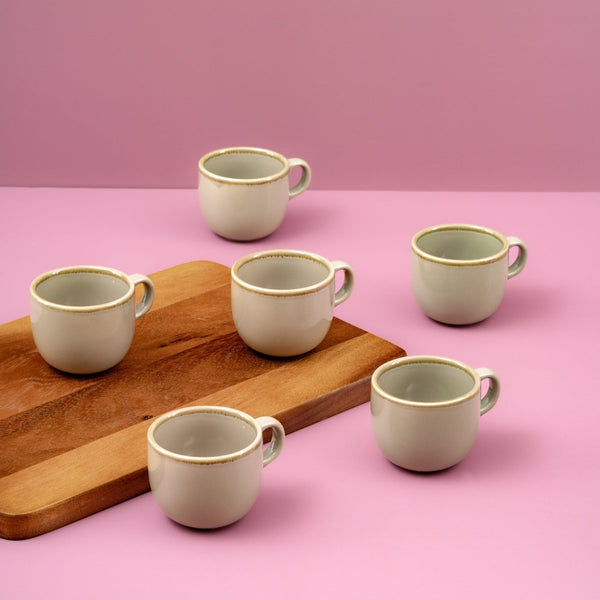 Ariane Vital Coupe 6 3/4 Oz Splash Beige Porcelain Coupe Coffee Cup - 12/Case (AVCARN257044020) - iFoodservice Online