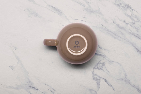 Ariane Vital Coupe 6 3/4 Oz Splash Beige Porcelain Coupe Coffee Cup - 12/Case (AVCARN257044020) - iFoodservice Online