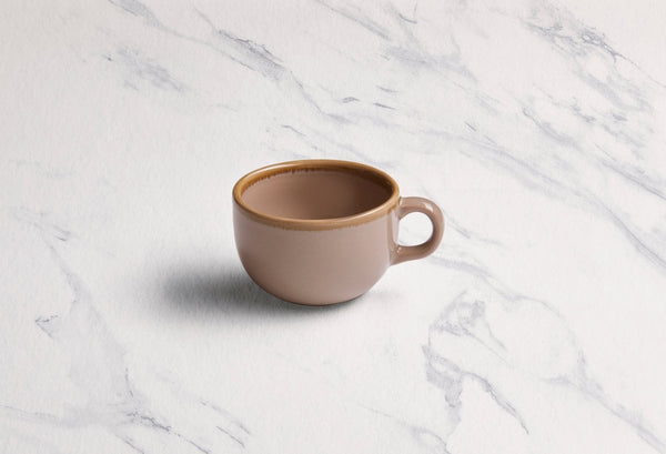 Ariane Vital Coupe 7 7/9 Oz Splash Beige Porcelain Coupe Tea Cup - 12/Case (AVCARN257044023) - iFoodservice Online