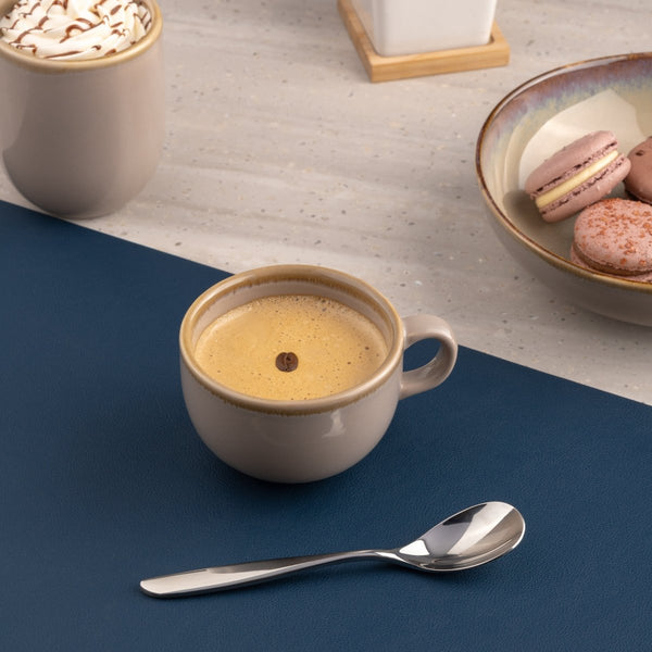 Ariane Vital Coupe 7 7/9 Oz Splash Beige Porcelain Coupe Tea Cup - 12/Case (AVCARN257044023) - iFoodservice Online