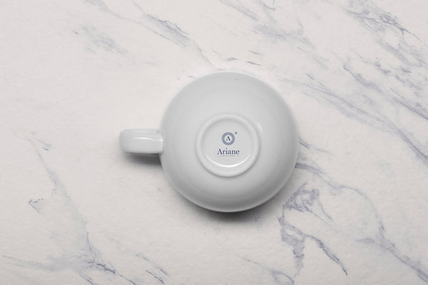 Ariane Vital Coupe 7 7/9 Oz Vital Coupe - Warm White Porcelain Coupe Tea Cup - 12/Case (AVCARN000044023) - iFoodservice Online