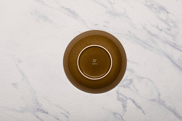 Ariane Vital Coupe 7" Freckles Porcelain Coupe Round Deep Plate - 6/Case (AVCARNC97012018) - iFoodservice Online