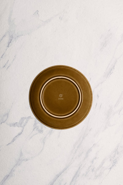 Ariane Vital Coupe 7" Freckles Porcelain Coupe Round Rimless Plate - 12/Case (AVCARNC97011018) - iFoodservice Online