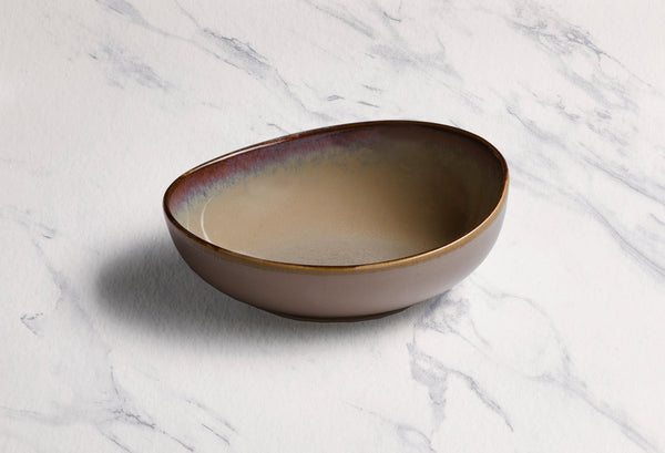 Ariane Vital Coupe 7" Splash Beige Porcelain Coupe Bowl - 4/Case (AVCARN257022018) - iFoodservice Online