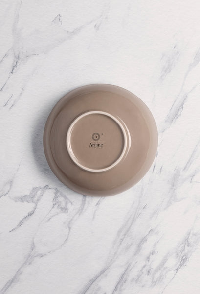 Ariane Vital Coupe 7" Splash Beige Porcelain Coupe Bowl - 4/Case (AVCARN257022018) - iFoodservice Online