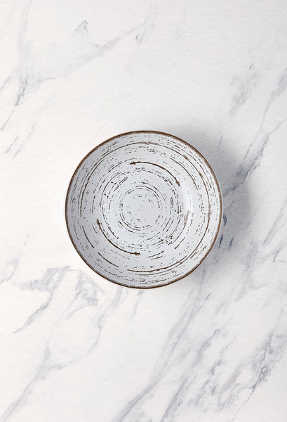 Ariane Vital Coupe 7" Tornado - White Matt Porcelain Coupe Round Deep Plate - 6/Case (AVCARN427012018) - iFoodservice Online