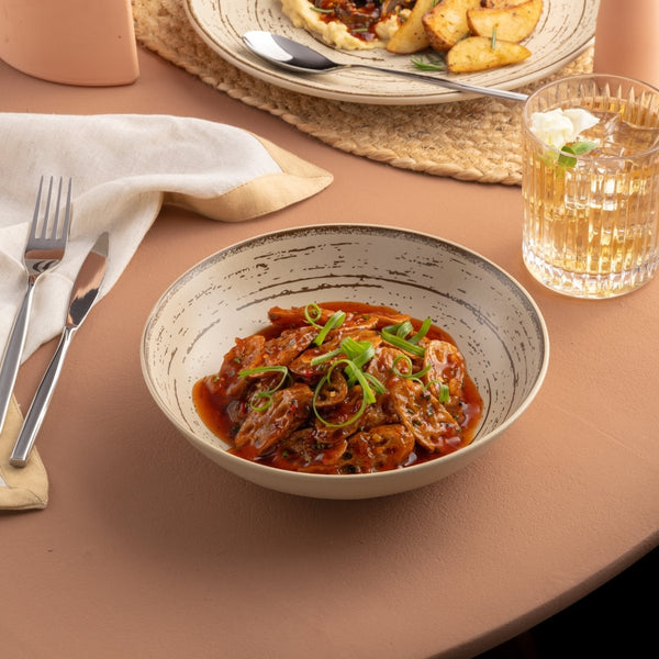 Ariane Vital Coupe 7" Tornado - White Porcelain Coupe Round Deep Plate - 6/Case (AVCARN428012018) - iFoodservice Online