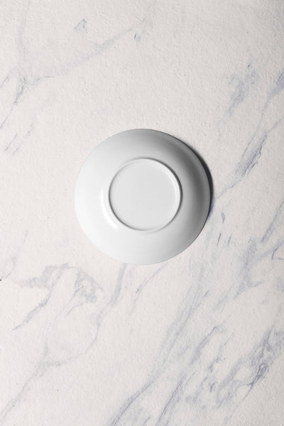 Ariane Vital Coupe 8 1/4" Jaguar White Porcelain Coupe Round Deep Plate - 6/Case (AVCARND52012001) - iFoodservice Online