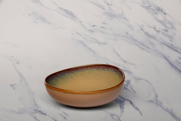 Ariane Vital Coupe 8 1/4" Splash Beige Porcelain Coupe Bowl - 4/Case (AVCARN257022021) - iFoodservice Online