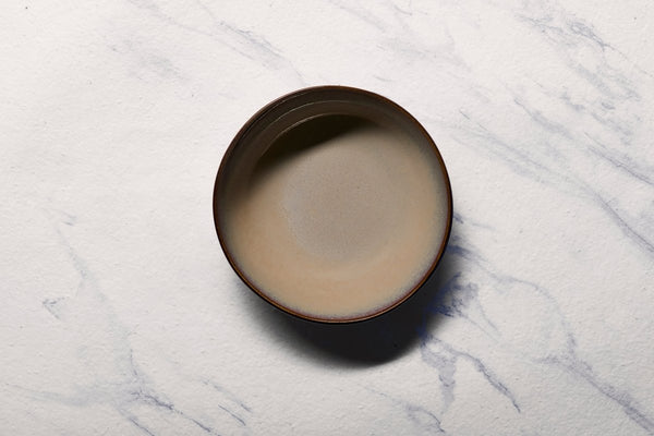 Ariane Vital Coupe 8 1/4" Splash Beige Porcelain Coupe Bowl - 4/Case (AVCARN257022021) - iFoodservice Online