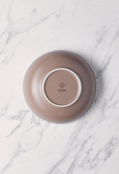 Ariane Vital Coupe 8 1/4" Tornado - Dessert Sage Gray Porcelain Coupe Round Deep Plate - 6/Case (AVCARN429012001) - iFoodservice Online