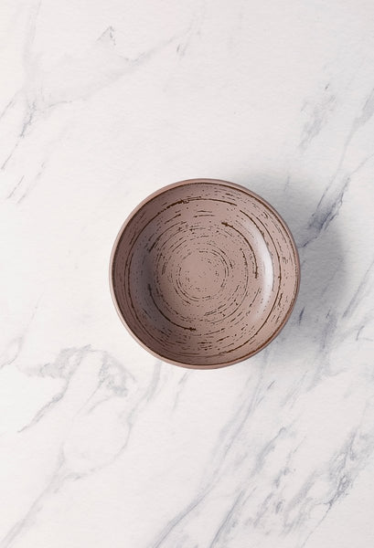 Ariane Vital Coupe 8 1/4" Tornado - Dessert Sage Gray Porcelain Coupe Round Deep Plate - 6/Case (AVCARN429012001) - iFoodservice Online