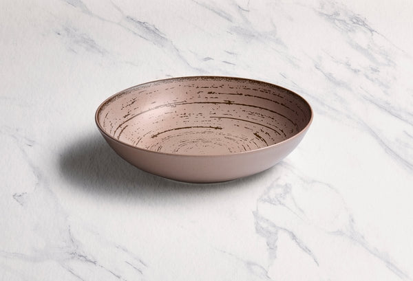 Ariane Vital Coupe 8 1/4" Tornado - Dessert Sage Gray Porcelain Coupe Round Deep Plate - 6/Case (AVCARN429012001) - iFoodservice Online