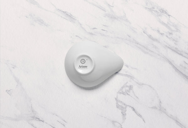 Ariane White 4 1/5" x 3 1/3” Miniature Porcelain Slope Round Bowl - 18/Case (AMNARN000101010) - iFoodservice Online