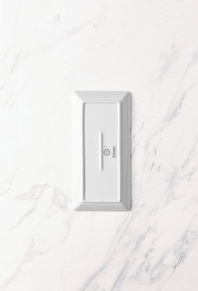 Ariane White 6 1/9" x 3" Panorama Porcelain Rectangle Plate - 12/Case (ARRARN000011015) - iFoodservice Online