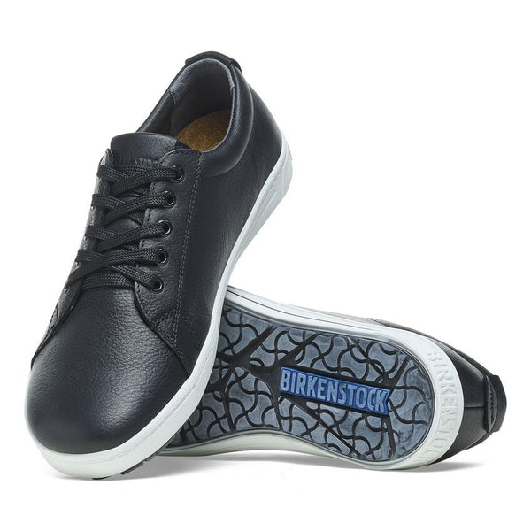 Birkenstock Shoes QO500 Leather in Black Color Regular Width, (1011 244) - iFoodservice Online