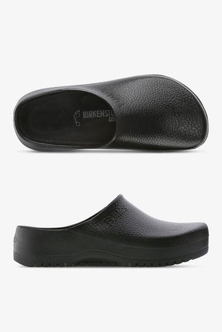 Birkenstock Shoes Super Birki Polyurethane in Black Color, Regular Width, (68011) - iFoodservice Online