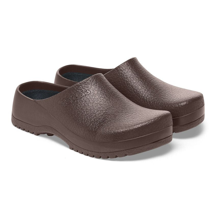 Birkenstock Shoes Super Birki Polyurethane in Brown Color, Regular Width (68061) - iFoodservice Online
